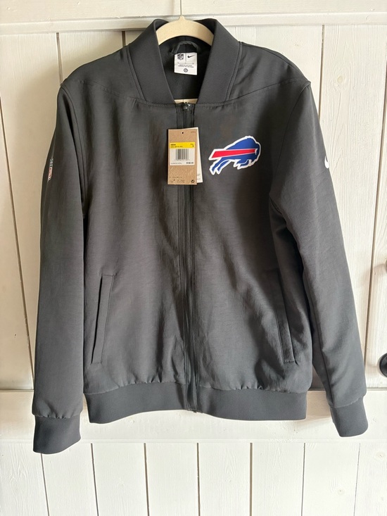 NFL Other - NFL Gray Jacket with Blue and Red Buffalo Logo
